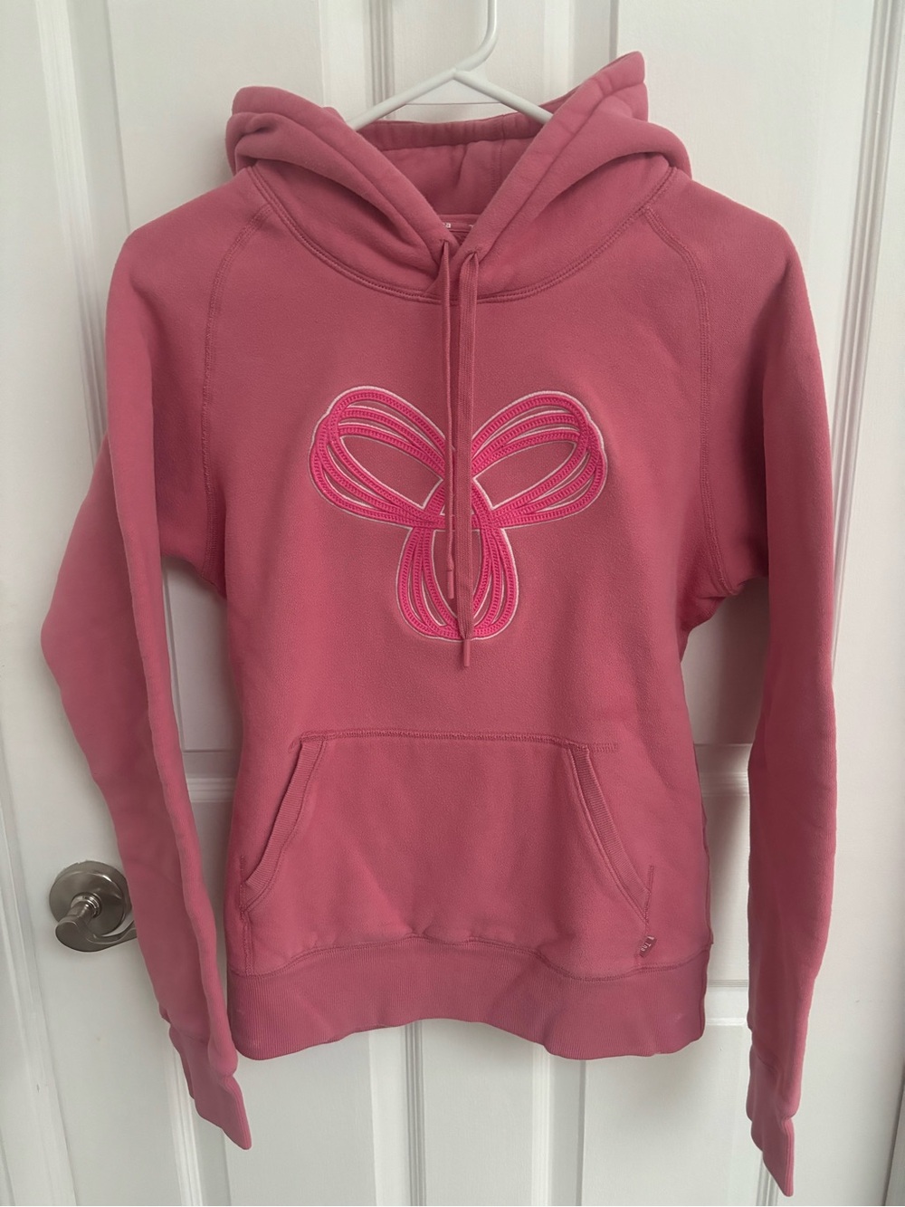TNA Rose Pink Hoodie with Embroidery